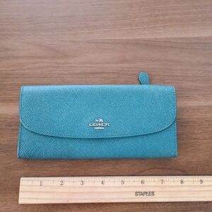 Coach Teal Wallet